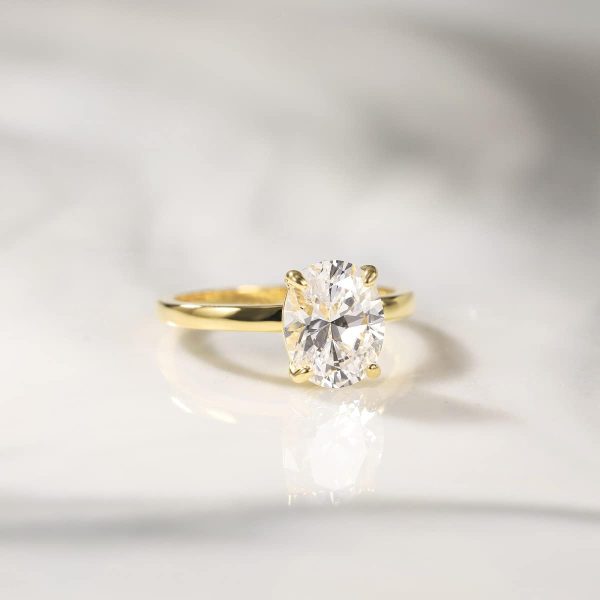 3CT 925 Sterling Silver Engagement Ring Solitaire Ring Women's Wedding Ring - 图片 2